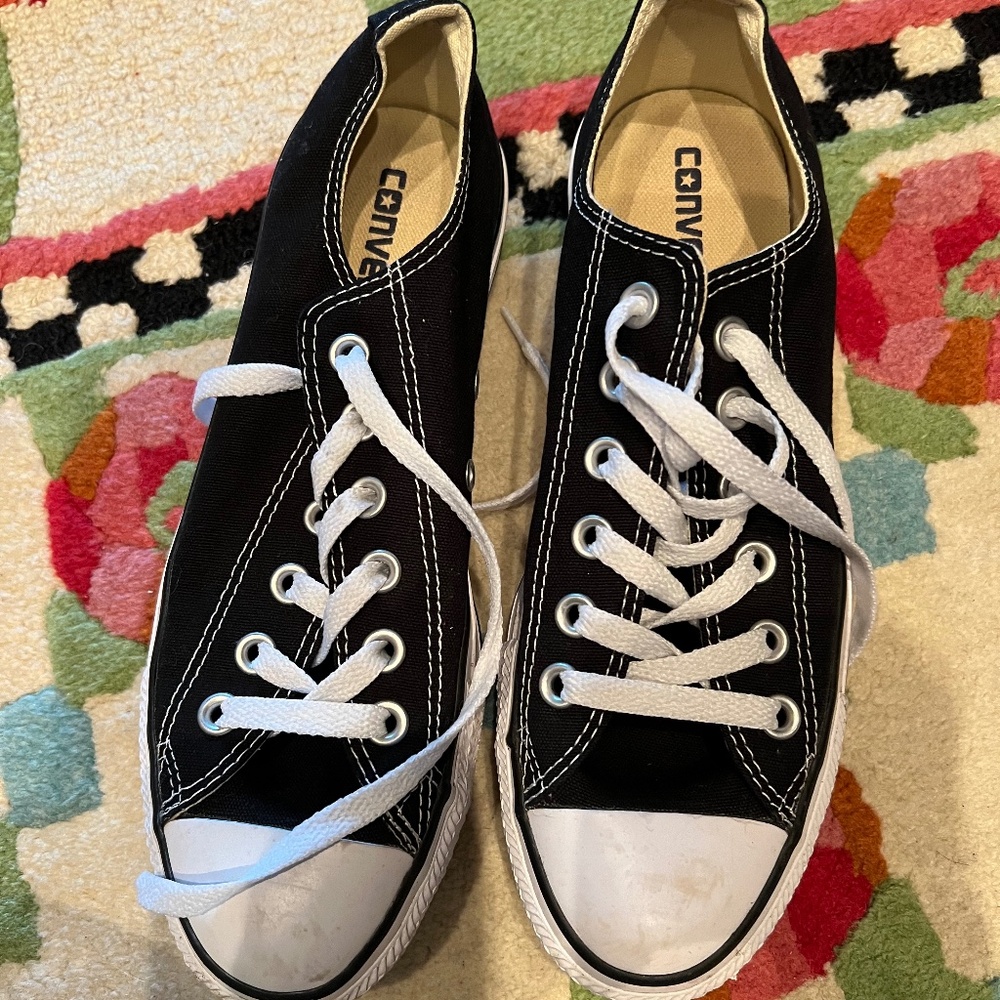 Women's Converse Chuck Taylor All Star, Black, Unisex, Women's 7.5, Men's 5.5